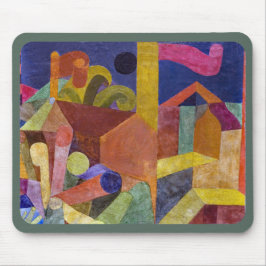 Mousepad SUPORTE PARA MOUSE - ''Casas com Bandeiras'' - Um