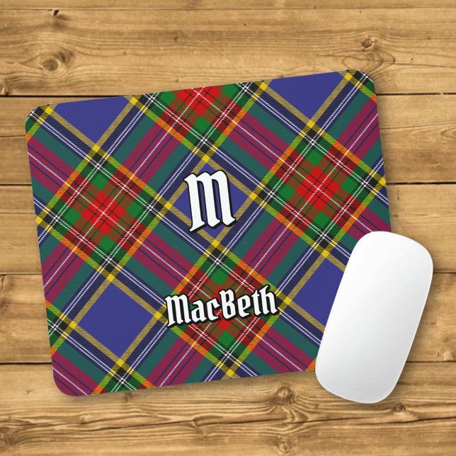 Mousepad Suporte para mouse Clan MacBeth Tartan (Criador carregado)