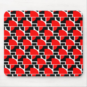 Mousepad Suporte para mouse padrão vermelho AAA