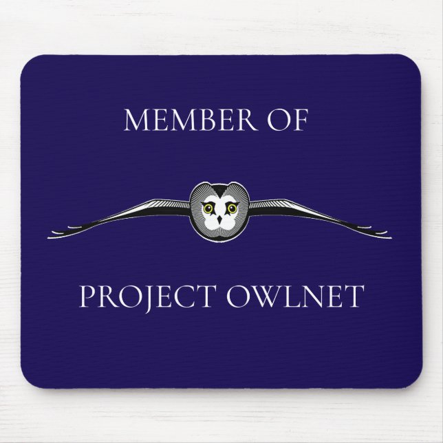 Mousepad Suporte para Mouse Project Owlnet (Frente)