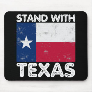 Mousepad Suporte para Texas I Stand com Texas Texan Flag