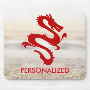 Mousepad Suporte Personalizado para Mouse Red Dragon