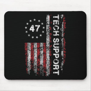 Mousepad Suporte Técnico Bandeira dos EUA Casa Branca Supor