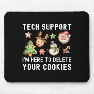 Mousepad Suporte Técnico De Natal Aqui Para Eliminar O Xmas