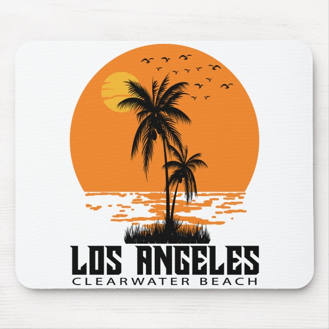 Mousepad Suportes de Mouse e Tapetes de Mesa Califórnia (Frente)