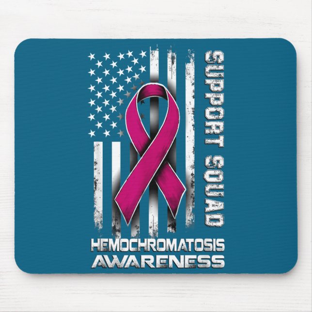 Mousepad Support Squad Hemochromatosis Awareness Joke (Frente)