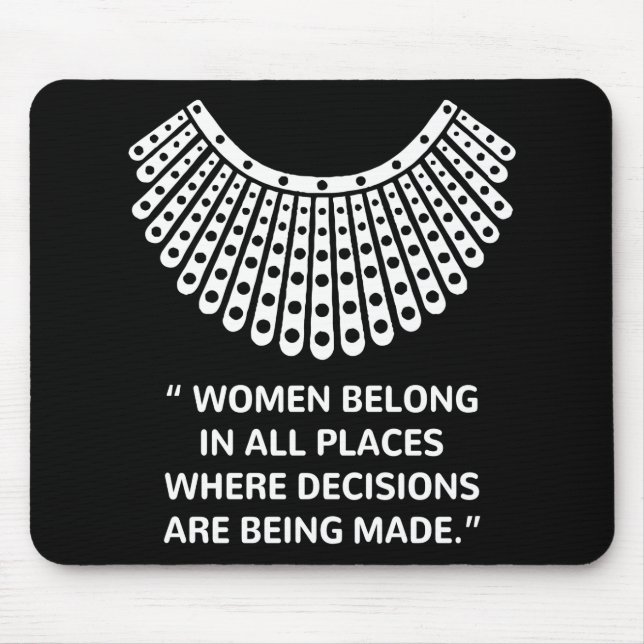 Mousepad Supremo Tribunal RUTH BADER GINSBURG Rbg (Frente)