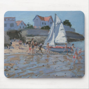 Mousepad Sur branco Mer France de Palais do veleiro