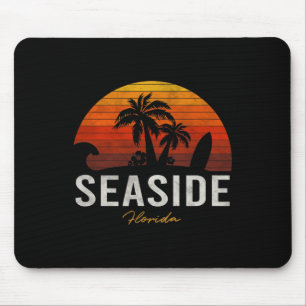 Mousepad Surf de Férias da Flórida Flórida Fl Palms Sunse