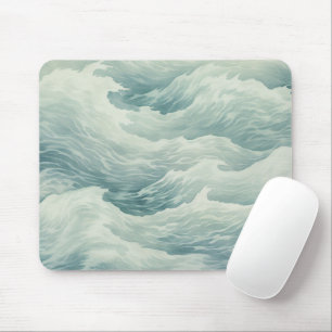 Mousepad Surf de Mar Marítimo Ondas Costeiras Inscrito