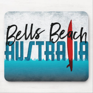 Mousepad Surfar da prancha de Austrália da praia de Bels