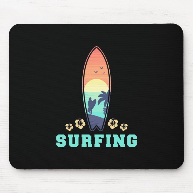 Mousepad Surfe E Flor (Frente)