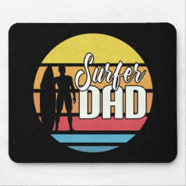 Mousepad Surfer Pai Dia de os pais Arte tropical | Mouse Pa