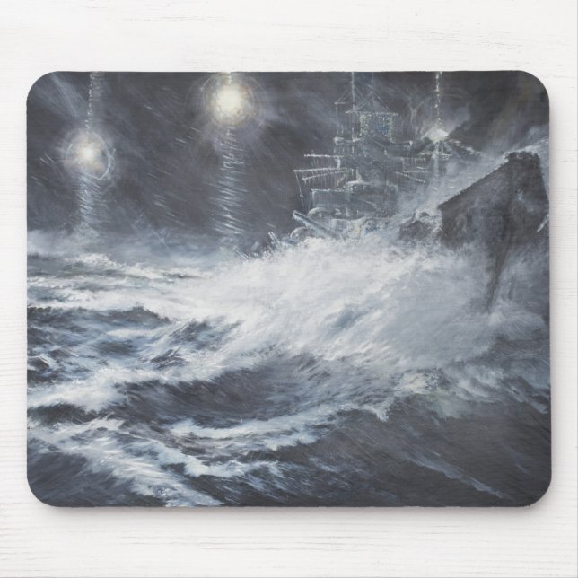 Mousepad Surpreendido pela batalha de Starshell Scharnhorst (Frente)
