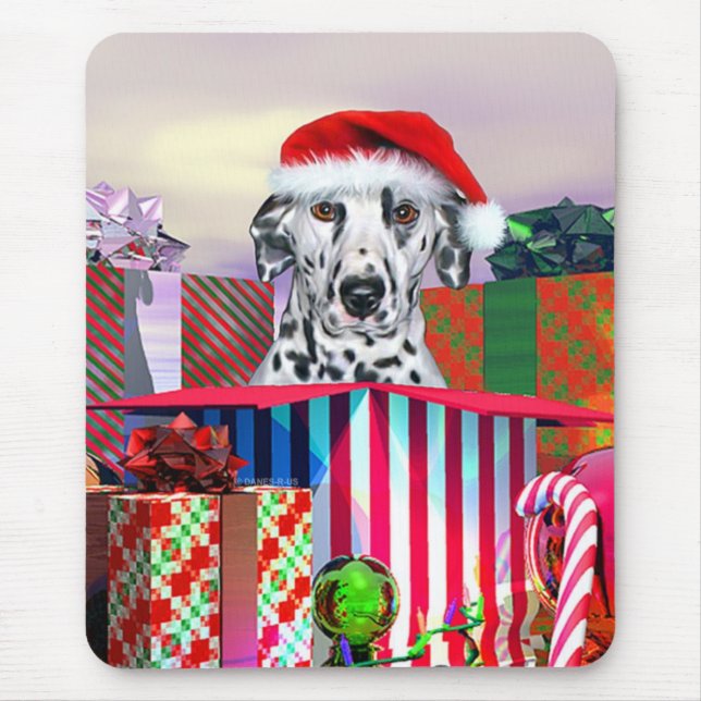 Mousepad Surpresa de Natal Dalmácia (Frente)