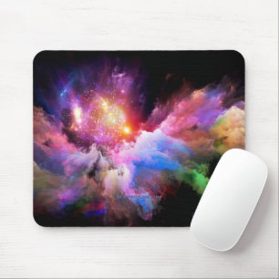 Mousepad Surre vibrante de trabalho de arte de nuvem do Sli