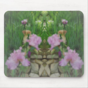 Mousepad Surreal Fantasy Iris Floral Path
