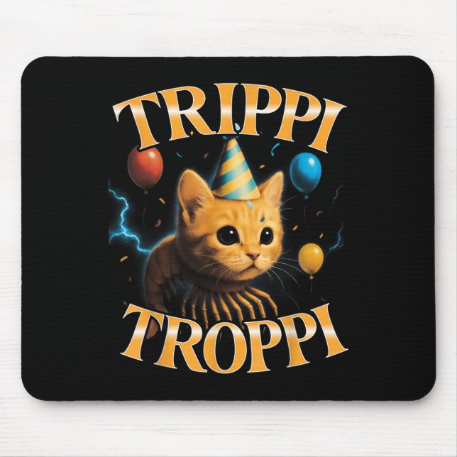 Mousepad Surreal italiano Brainrot Memória Trip Trop Funny  (Frente)