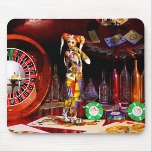 Mousepad Surrealismo das pinturas da arte da xadrez da arte