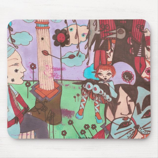 mousepad surrealista do faustine (Frente)
