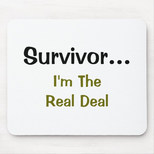 Mousepad Survivor Inspirational Say (Frente)