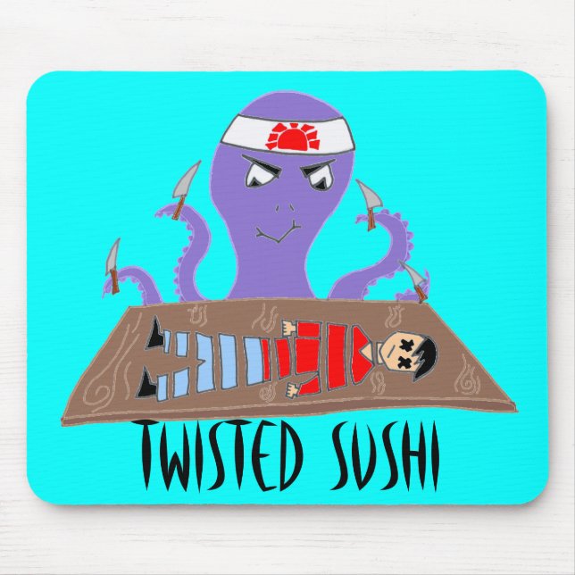Mousepad Sushi torcido (Frente)