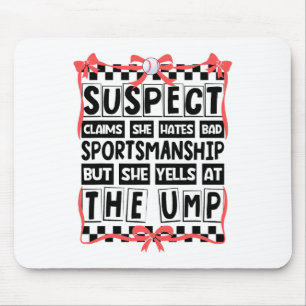 Mousepad Suspeita Diz Que Odeia Por Esportes De Bysebyl