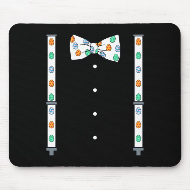 Mousepad Suspendedores De Ovos Para O Dia Da páscoa E Rapaz (Frente)