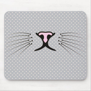 Mousepad Sussurros de Gato em Bolinhas