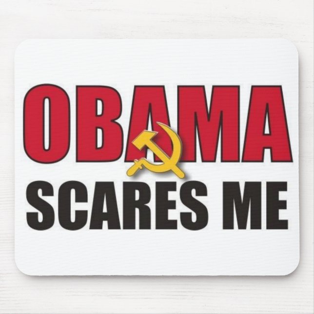 Mousepad Sustos de Obama mim (Frente)