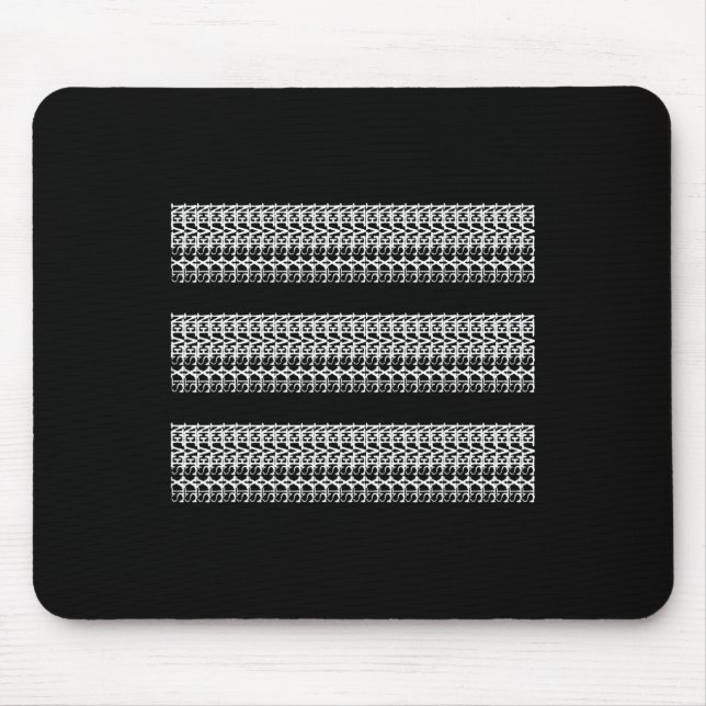 Mousepad Sutil 67 Seis Sete Brainrot Mensagem Oculta Gen Al (Frente)