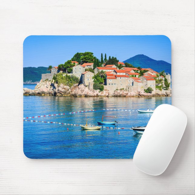 Mousepad Sveti Stefan Budva Montenegro (Com mouse)