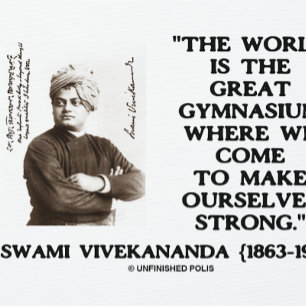 Mousepad Swami Vivekananda World Excelente Gymnasium Strong