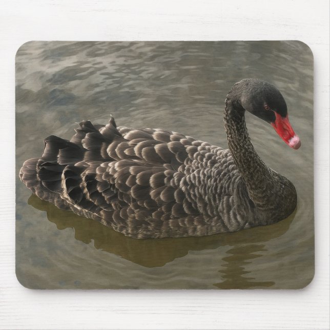 Mousepad Swan Negro (Frente)