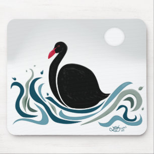 Mousepad Swan Negro