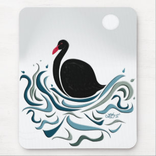 Mousepad Swan Negro