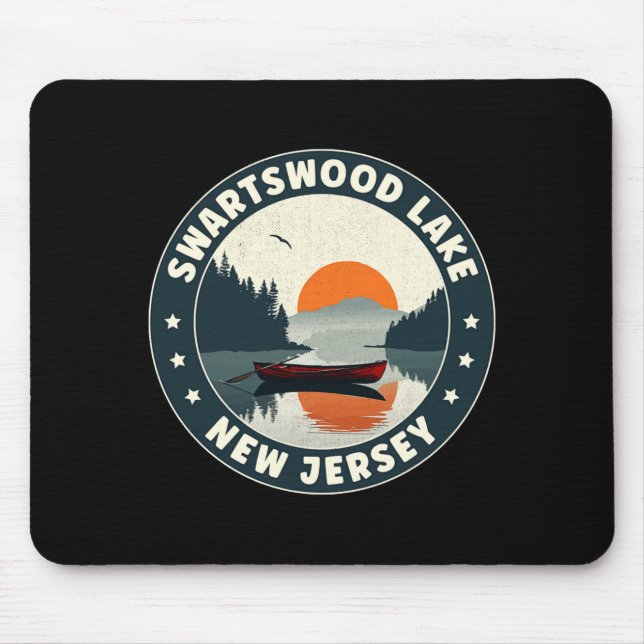 Mousepad Swartswood Lake New Jersey Sunset T Shirt  (Frente)