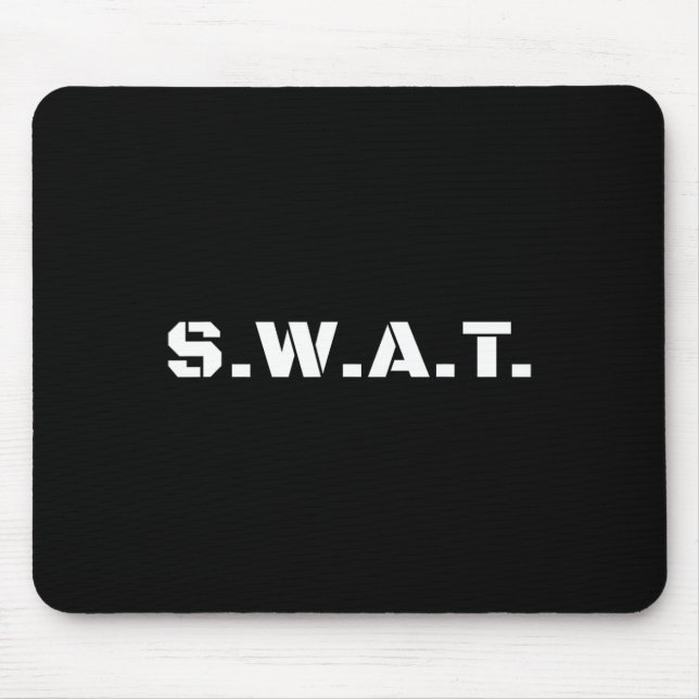 Mousepad Swat Team Boys Halloween Figurume Kids Tactical Un (Frente)