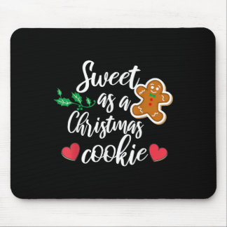 Mousepad Sweet As A Christmas Cookie - Biscuit, Christmas C