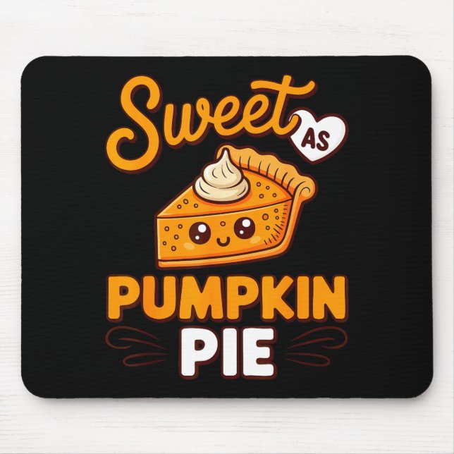 Mousepad Sweet As Pumpkin E Shirt Adult Kids Men Women Than (Frente)