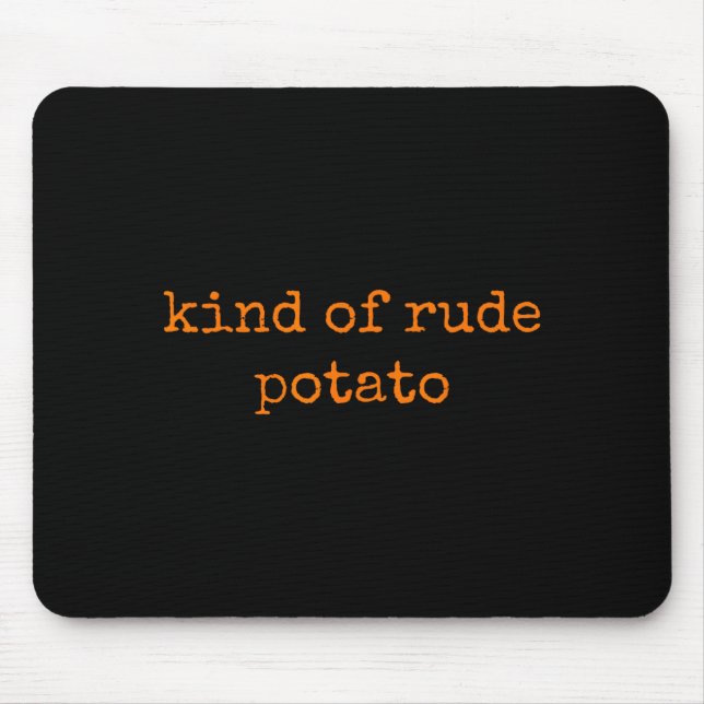 Mousepad Sweet Tato And Kind Of Rude Tato Cute Couples - Pa (Frente)
