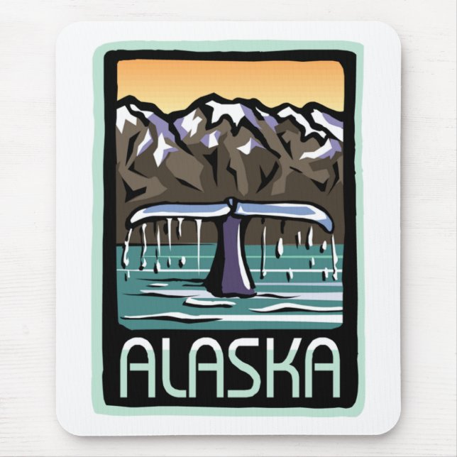 Mousepad Swimmin' no Alasca (Frente)