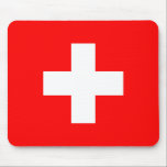 Mousepad Switzerland Flag<br><div class="desc">Switzerland Flag</div>