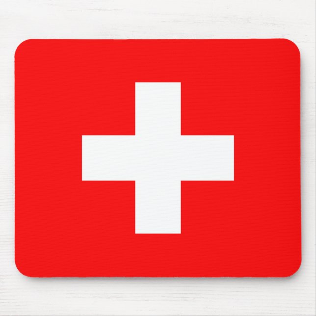 Mousepad Switzerland Flag (Frente)