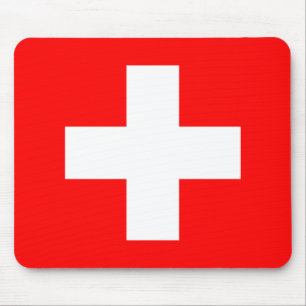 Mousepad Switzerland (Swiss) Flag