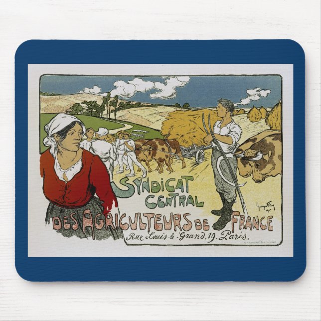 Mousepad Syndicat Central Des Agricultures de France (Frente)