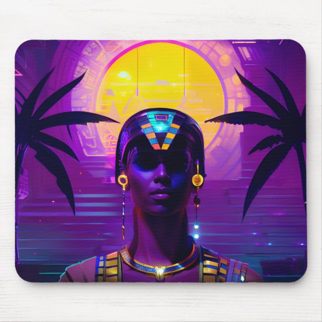Mousepad Synthwave Pharaoh (Frente)