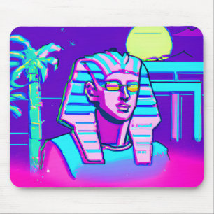 Mousepad Synthwave Pharaoh