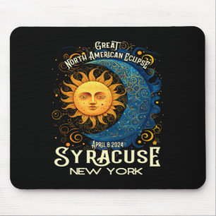 Mousepad Syracuse New York 2024 Total Eclipse Solar Celesti