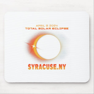 Mousepad Syracuse New York Total Solar Eclipse 2024